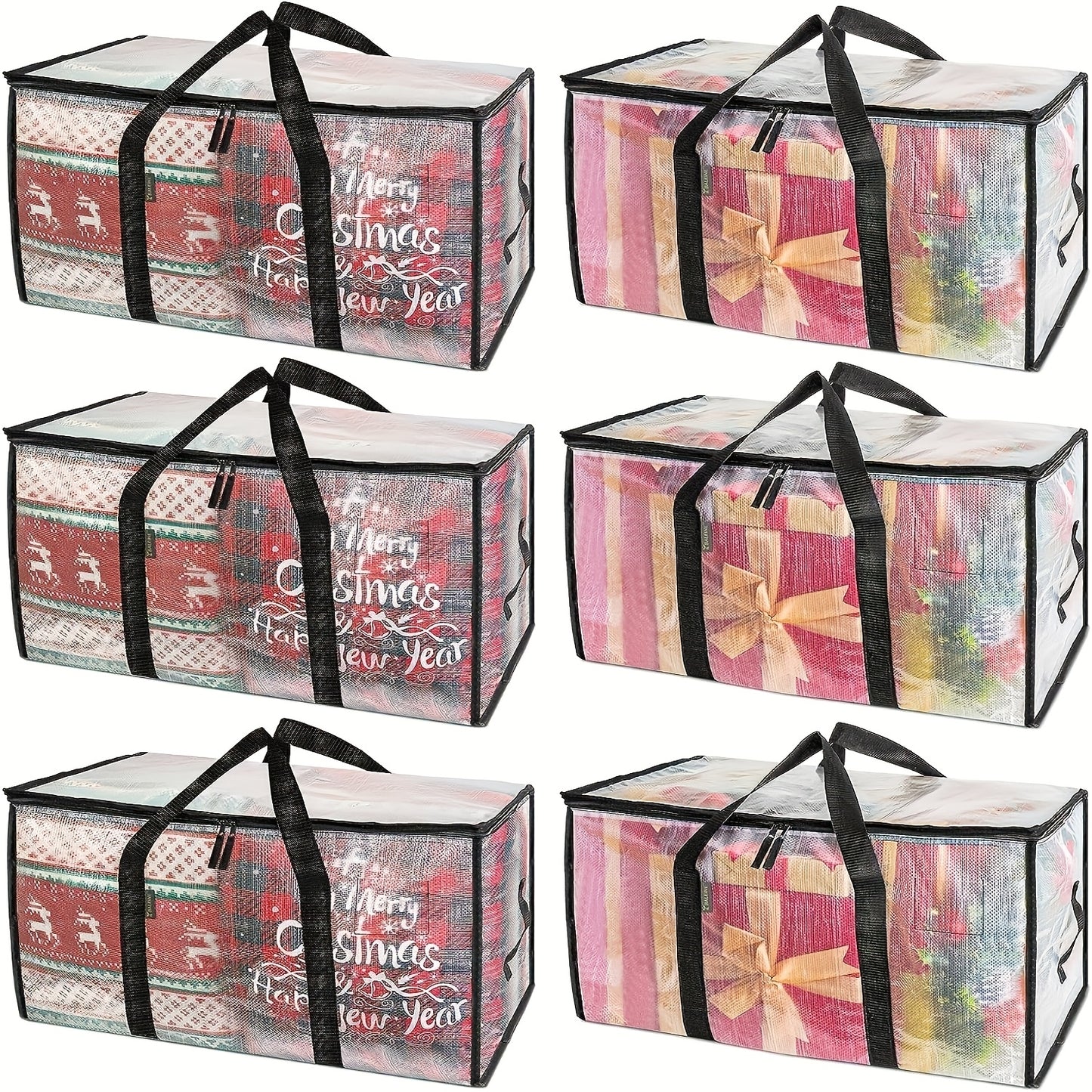 Large Moving Bags & Storage Totes with Backpack Straps Zippers & Handles – Heavy Duty 600D Packing Bags for Relocation College Dorms Seasonal Storage | 2/4/6 Pack