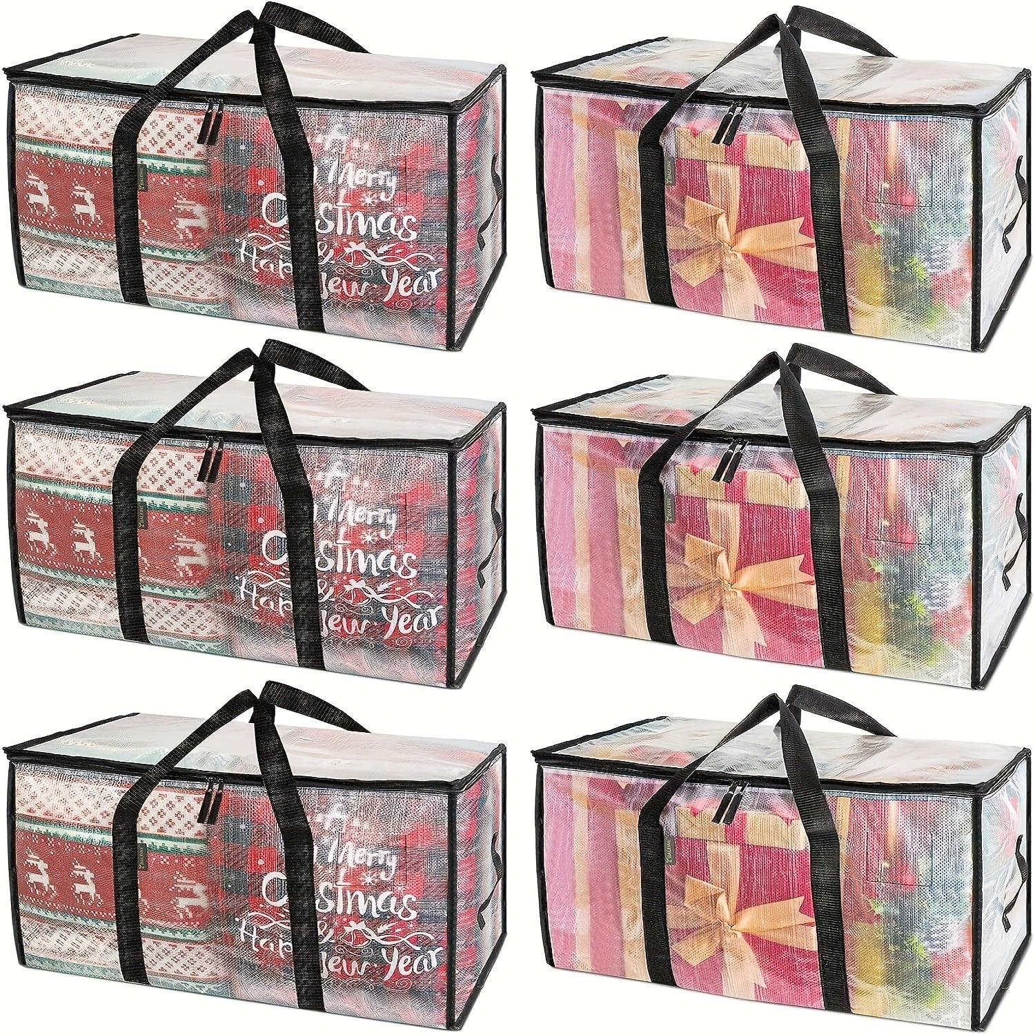 Large Moving Bags & Storage Totes with Backpack Straps Zippers & Handles – Heavy Duty 600D Packing Bags for Relocation College Dorms Seasonal Storage | 2/4/6 Pack