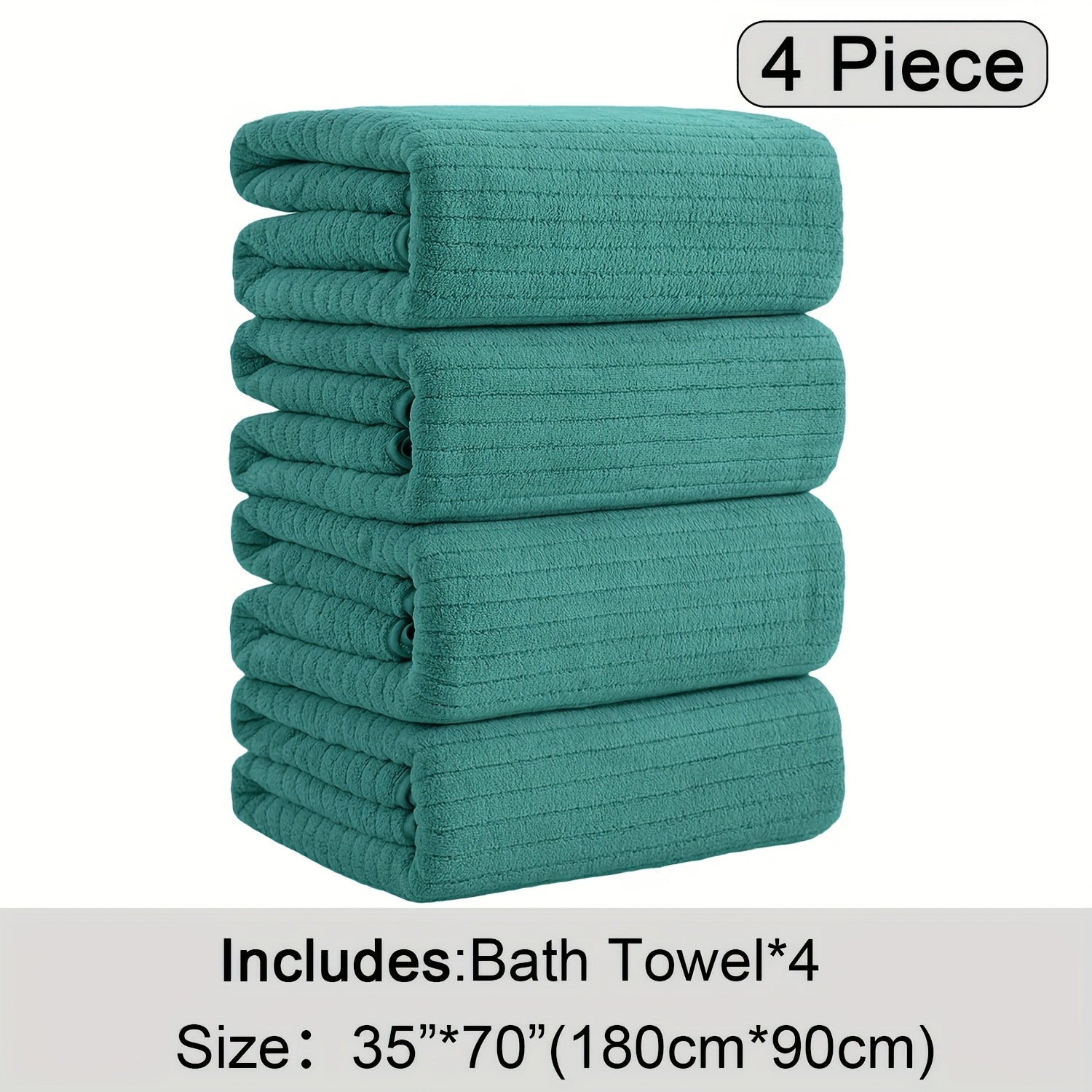 Extra Large Bath Towel Set 35x70in – Super Absorbent Quick-Dry Soft Towels for Gym, Hotel & Home | Vibrant Colours, Contemporary Style | 2-Pack & 4-Pack Options | Perfect Gift | ShopVora CA