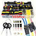 355pcs of Automotive Electrical Connector Terminals, Sturdy 1/2/3/4 Pin Wire Plugs for Vehicle Repair And Upkeep - Easy to Install And Operate
