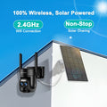 2K Solar Security Camera 6MP PTZ Dual Lens WiFi, Color Night Vision, Spotlight, PIR Motion Detection, 2-Way Audio & Alarm — Wireless Outdoor Surveillance Canada