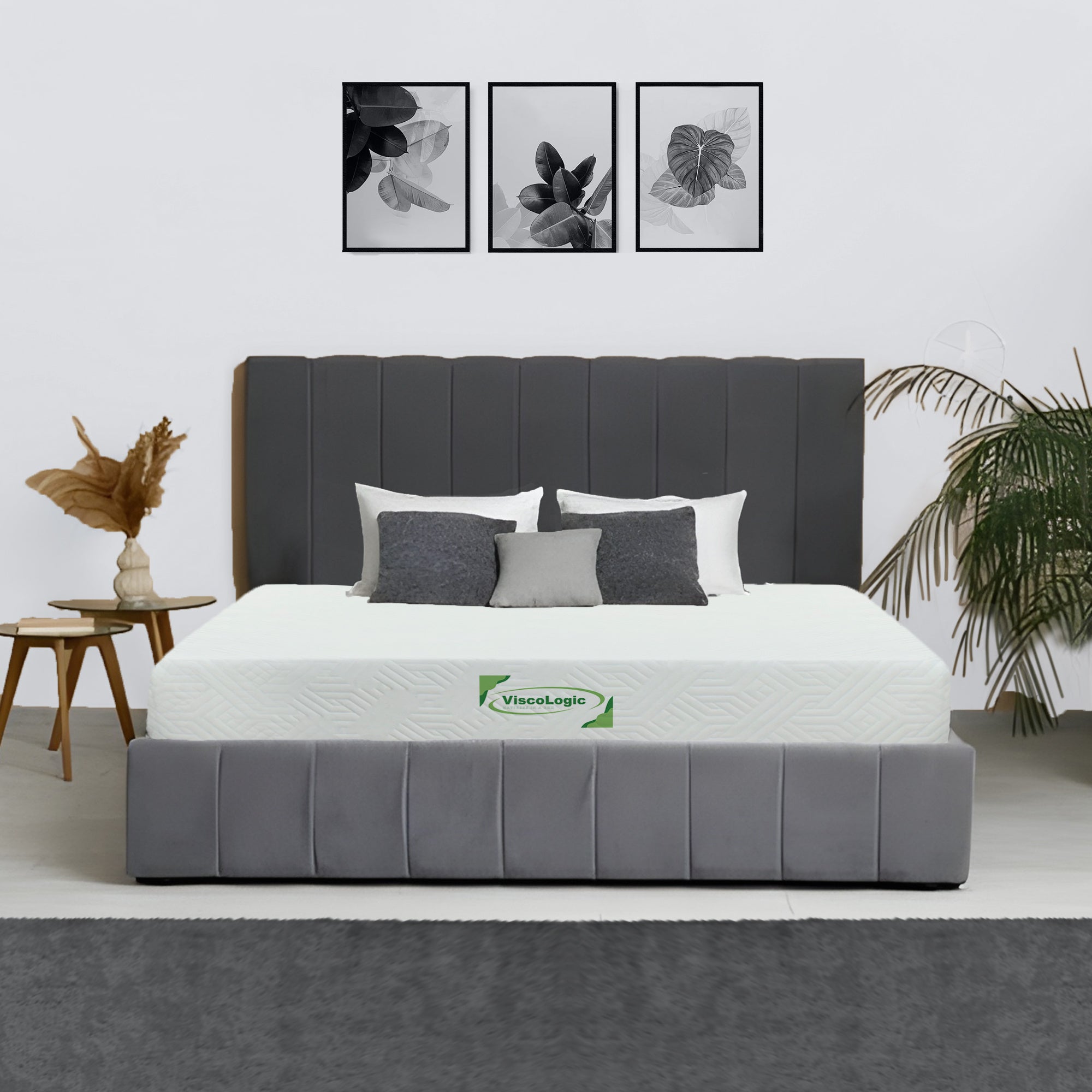 Gel Infused Reversible Foam Mattress in a Box Medium Firm Cooling Pressure Relief Twin Full Queen King - Made in Canada