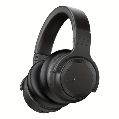 Over-Ear ANC Headphones 32dB Noise Cancelling – Wireless Bluetooth, 30H Playtime, Rich Bass, Built-in Mic, Memory Foam Ear Pads, Adjustable Headband – Black, Red, Blue, Green, Pink & Yellow