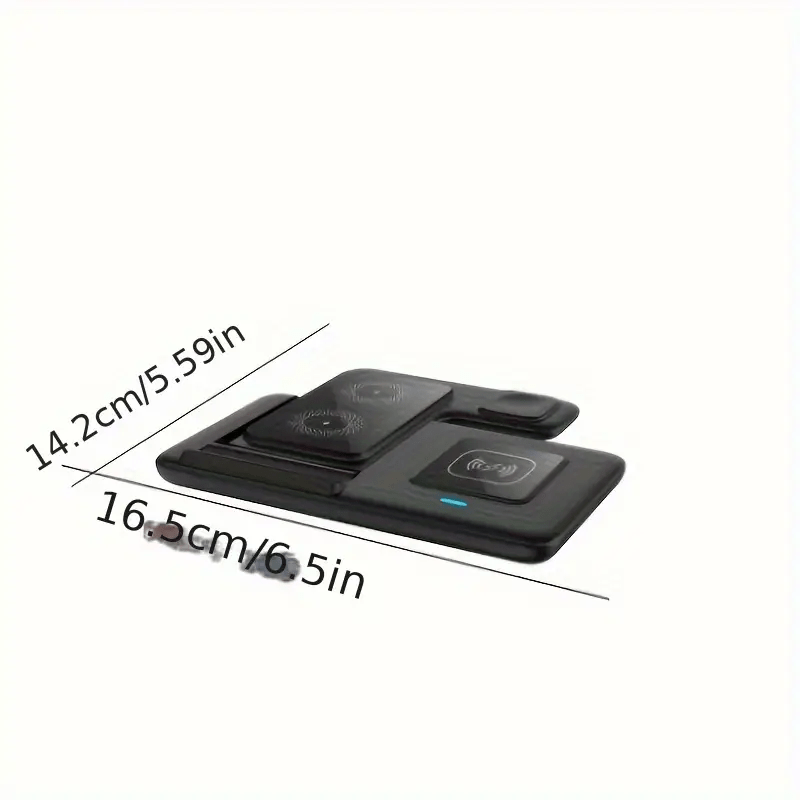 【Father's Day】Neohost 3-in-1 Wireless Charging Station for iPhone/Compatible with Phone 17, 16, 15 Pro Max, 13, 12, 11/Watch Series 10, 9, 8, 7, 6, 5, 4, 3, 2 & Ultra Models/Auto Accessories.A perfect mother's day gift