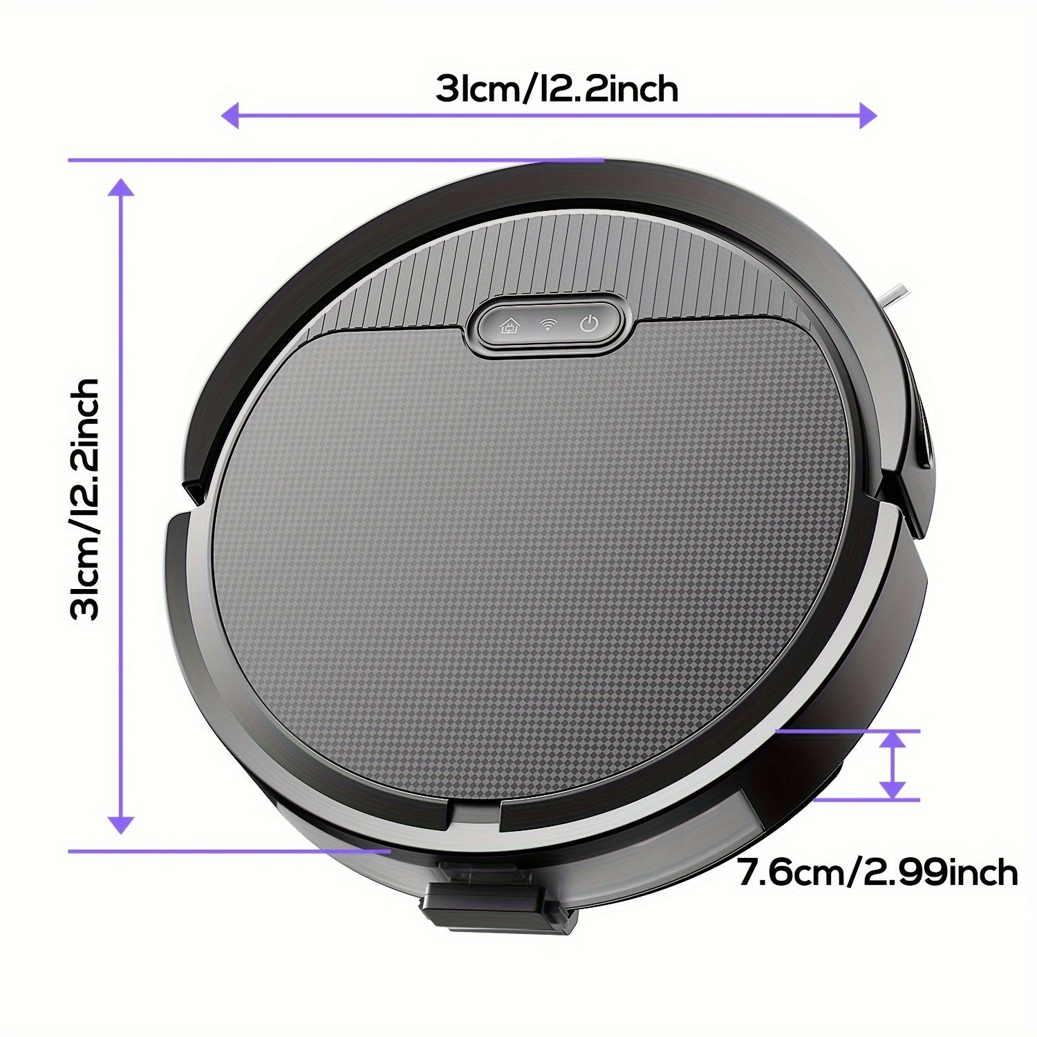 Robotic Vacuum Cleaner And Mop Combo, App/Voice Control, 2-In-1 Robot Vacuum, 5000Pa Max Power Suction, Scheduled Cleaning, Automatic Recharge, for Pet Hair, Low Pile Carpet
