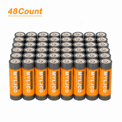 AA & AAA Alkaline Batteries Bulk Pack 8 / 20 / 48 Count – 1.5V Long-Lasting Stable Output for Remote Controls, Toys, Clocks, Flashlights & Holiday Decor, Home & Office Canada