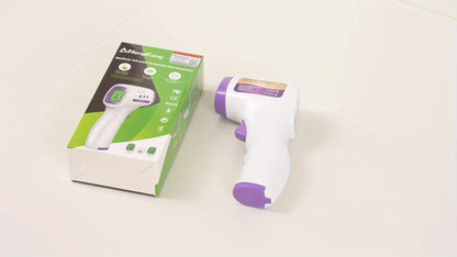 3-in-1 Infrared Forehead Thermometer with LCD Display – Touch-Free 1-Second Reading, Fever Alarm, Silent & Memory Mode, Home Travel Medical Use, Green Purple Blue