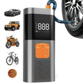 Cordless Digital Air Pump Portable Tire Inflator, One-Button Auto Inflate & Deflate for Car Tires Basketballs Swimming Rings, Fast Charging Wireless Air Compressor with LED Display