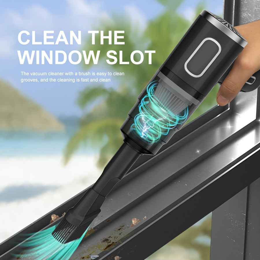Upgraded Version, Portable Cordless Handheld Vacuum Cleaner, Cyclone Suction Wireless Vacuum. Rechargeable Strong Suction Vacuum Suitable for Cars/Offices/Homes