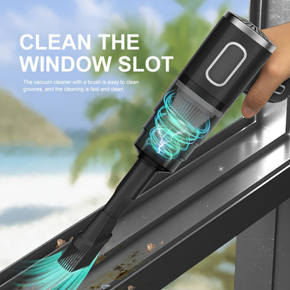 Portable Cordless Handheld Vacuum Cleaner – Upgraded Cyclone Suction, Rechargeable Wireless Vacuum for Car, Home & Office, Strong Suction Mini Vacuum with Filter