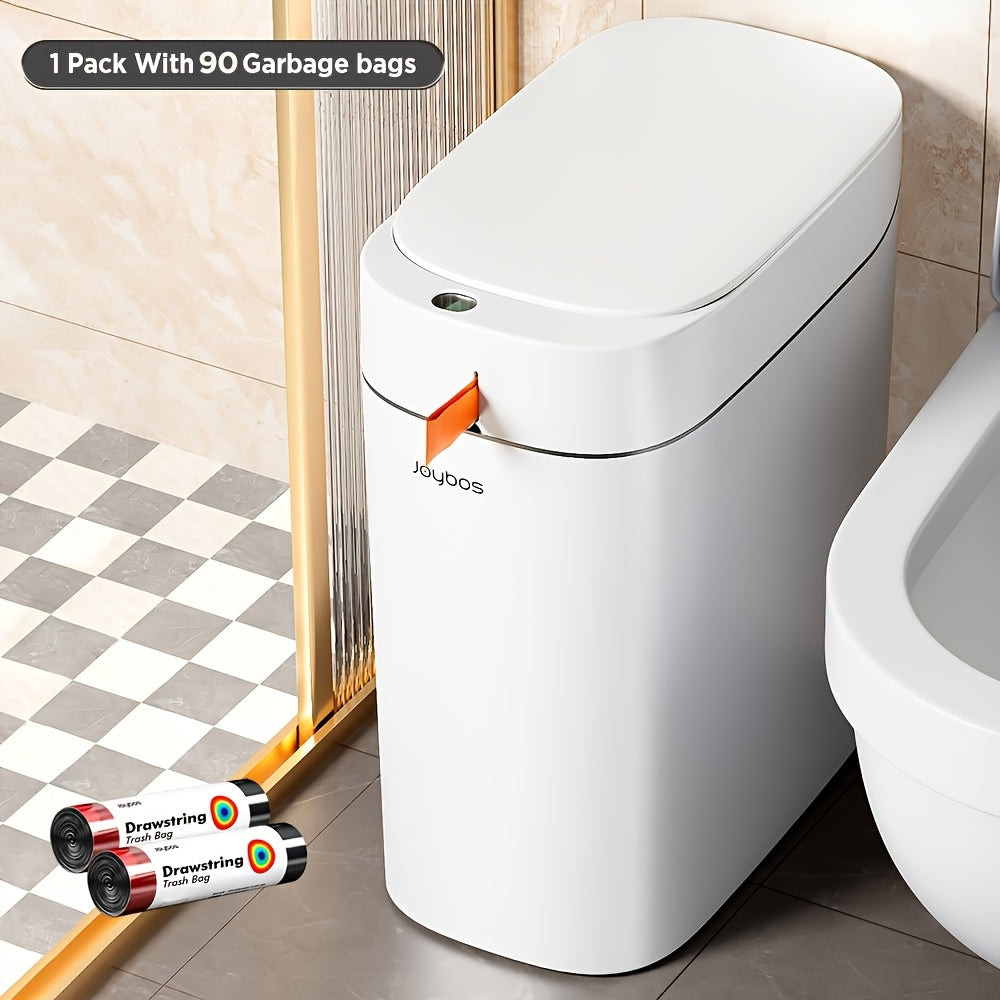 1pc/2pcs Touchless Smart Trash Can with Quiet Close Lid, Motion Sensor, And Exhaust Fan for Automatic Bag Expanding, Rechargeable Waste Bin for Kitchen, Office, Bedroom, Living Room, 0.3S Automatic Open Garbage Bin with 90/180 Trash Bags, Ideal Gift