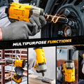1/2 Inch Cordless Impact Wrench, 317 Ft-lb/430 N.m Brushless Electric Drive, 3600 RPM High Torque, Suitable for Home Cars/trucks/lawn Mowers, Truck Tools, Portable Tools, Ergonomic Grip, Battery Not Included
