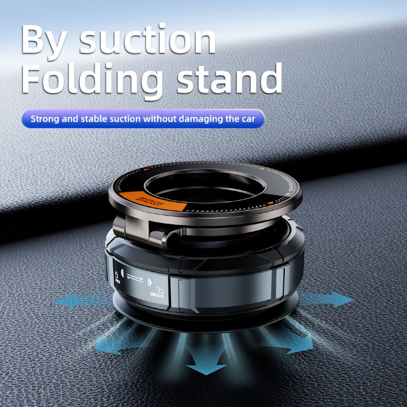 Upgraded Vacuum Magnetic Car Phone Holder 360° Reinforced 96LBS Super Strong Suction Cup Phone Holder for MagSafe Phone Holder for Your Car/Gym/Mirror Holder for iPhone And Android