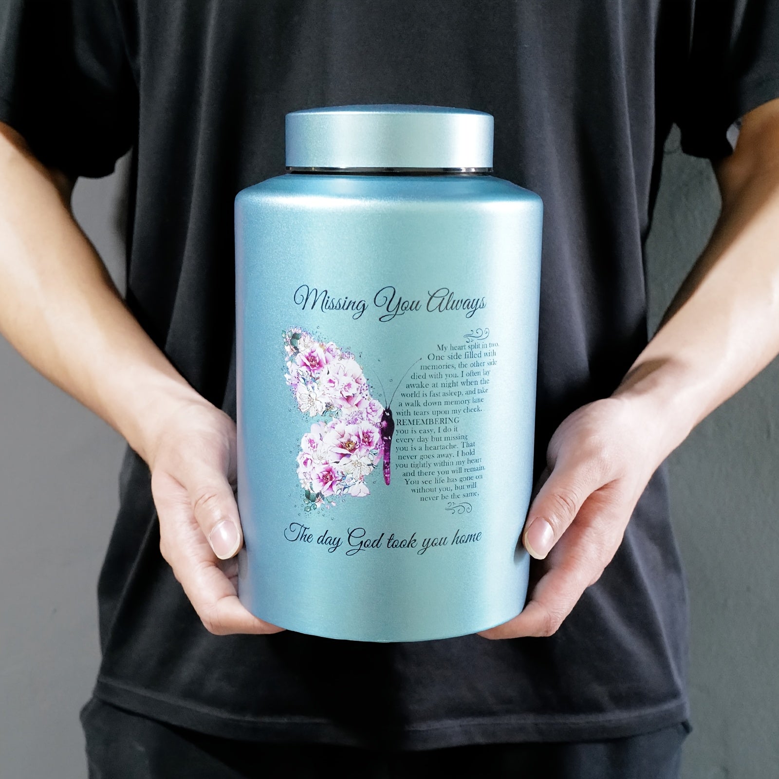 Up To 220 Lbs Large Cremation Urns For Adult Male Female Ashes, Decorative Urn For Human Ashes With Velvet Bag