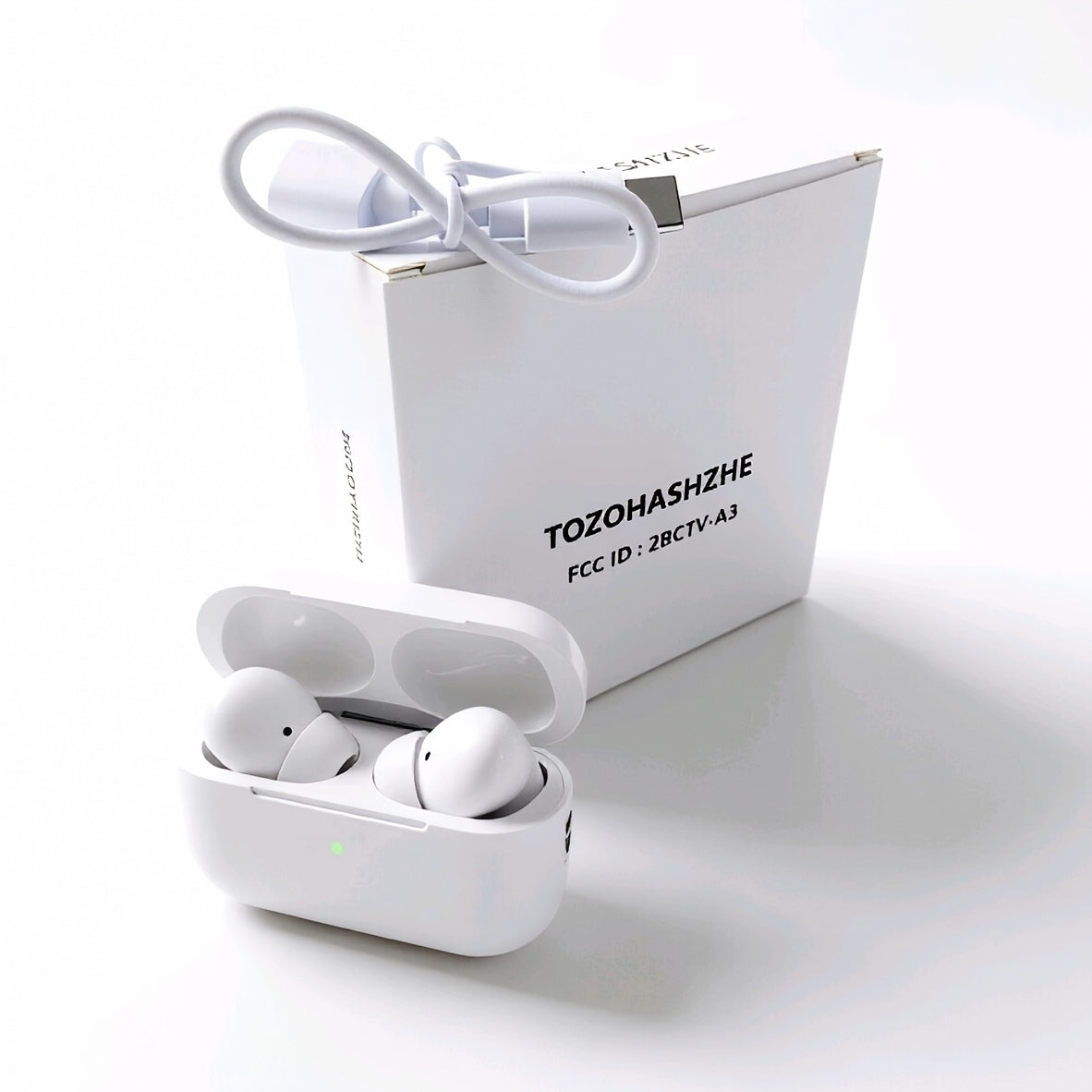 TWS Wireless Earbuds with Deep Bass & Built-In Mic, Long Battery Life, Type-C Charging Case, Compatible with iPhone Android iPad – Ideal for Music Gaming Sports Fitness