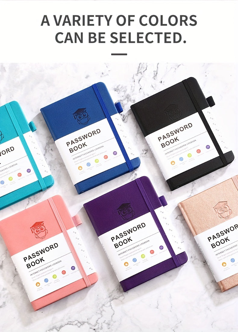 Budget-Friendly 1pc Pocket-Sized Password Book, A6 Paper Size Internet Password Log Diary with Letter Labels, Website Login Address Manager for Seniors