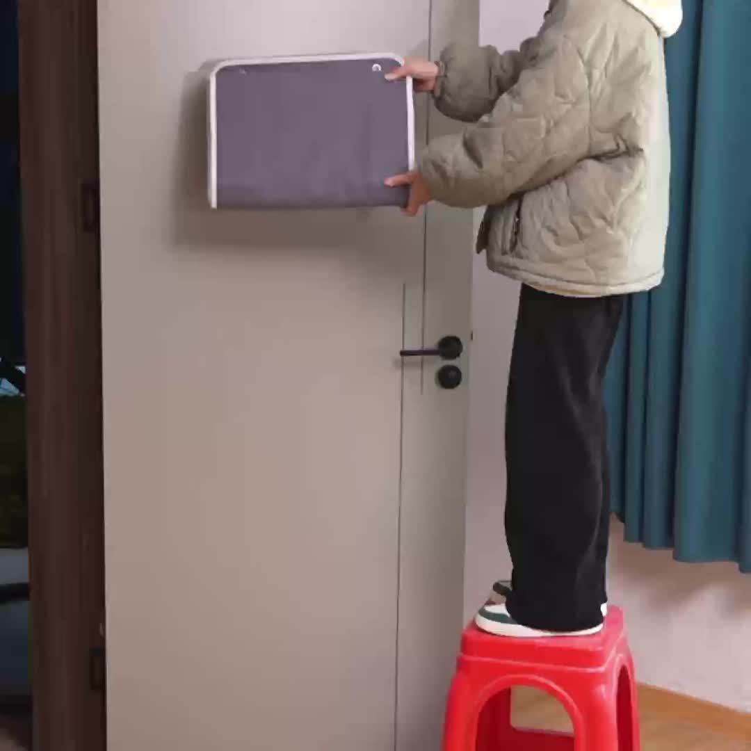 Over-The-Door Hanging Organizer 3 or 5-Tier Fabric Storage Rack with Large Pockets - Waterproof Multipurpose Door Organizer for Bedroom, Bathroom & Pantry, Great Christmas & Halloween Gift