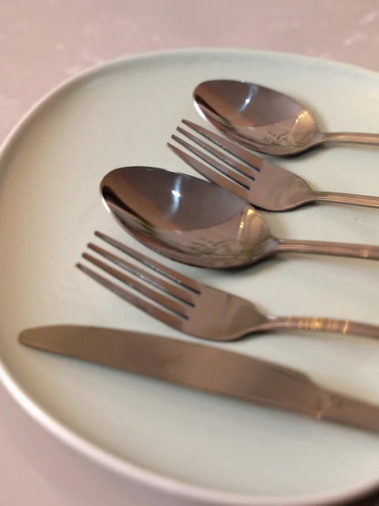 Stainless Steel Cutlery Set Multi-Size 20-120pcs – Mirror Polished Flatware for Home Kitchen Restaurant Hotel, Dishwasher Safe, Perfect for Weddings & Gifts