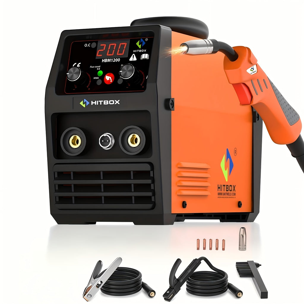 160A 2-in-1 Welding Machine | Smart Synergic ARC/Lift TIG Dual Mode with LED Display, 110V VRD Safety & HotStart Boost Efficiency for Professional/Industrial Use