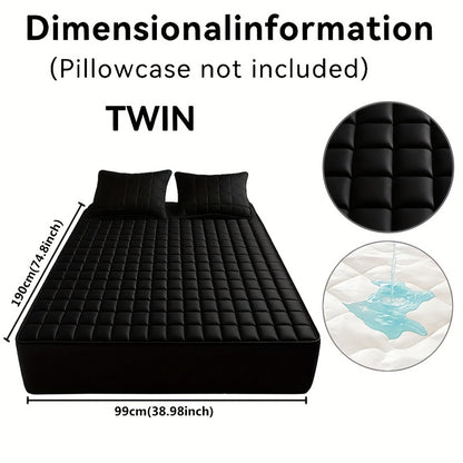 Quilted Cooling Mattress Protector with 9-15" Deep Pocket – Waterproof, Machine Washable, Breathable Fitted Bed Cover for All Mattress Sizes – Home Bedding Essentials