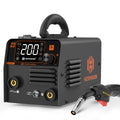 HZXVOGEN 200A MIG Welder 110V Welder 3 In 1 Gasless MIG Welder/Lift TIG/Stick Welding Machine Portable IGBT Inverter Automatic Welder Machine Large LED Display IP21S