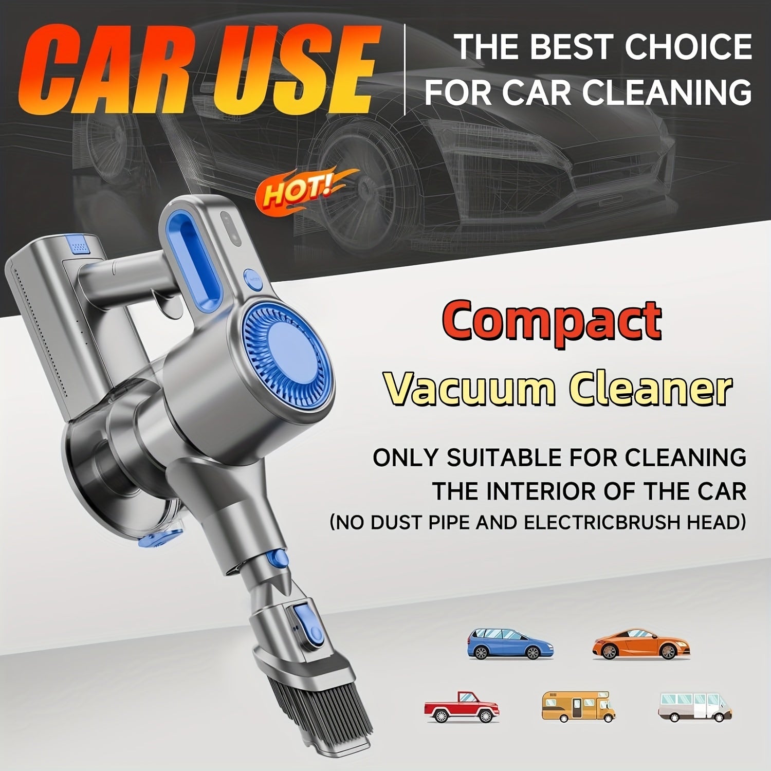8-in-1 Cordless Stick Vacuum Cleaner 68Kpa – Lightweight Handheld Vacuum, 45-Min Runtime, Large Battery, Hard Floor & Carpet Pet Hair, Corded & Cordless | ShopVora CA
