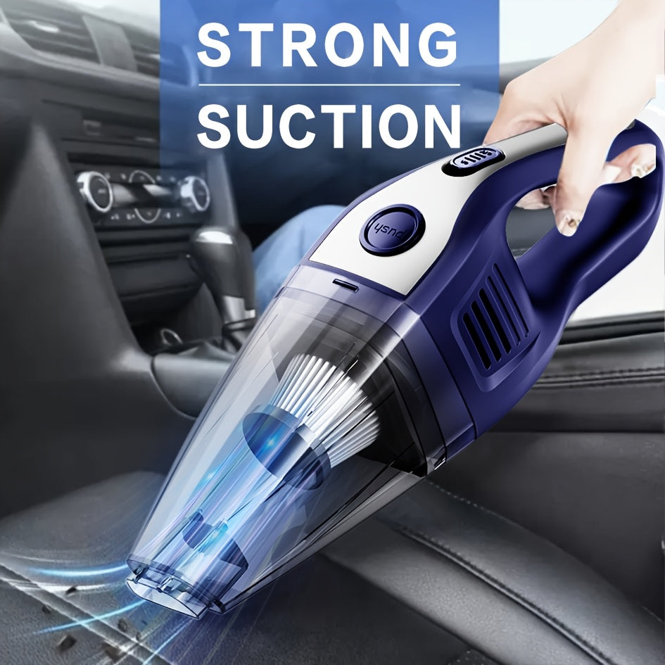 Wireless Handheld Vacuum Cleaner Portable USB Rechargeable Mini Vacuum with Powerful Suction & Multiple Attachments – Car, Home & Office