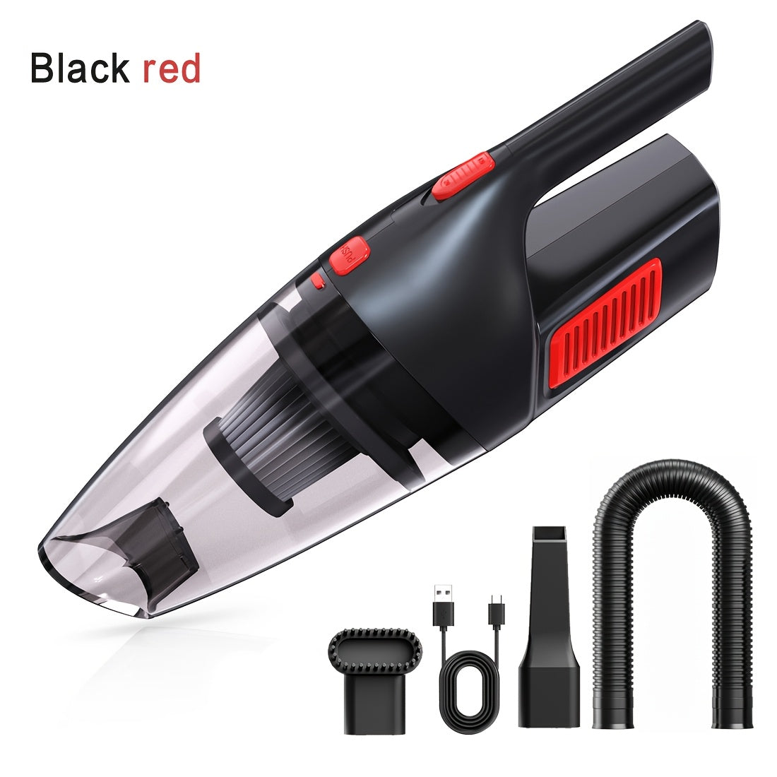 Portable Vacuum Cleaner 6800PA Powerful Suction – 2000mAh Cordless Handheld Vacuum for Car Interior, Home & Pet Hair, Quiet Operation, Women's Car Accessory & Gift
