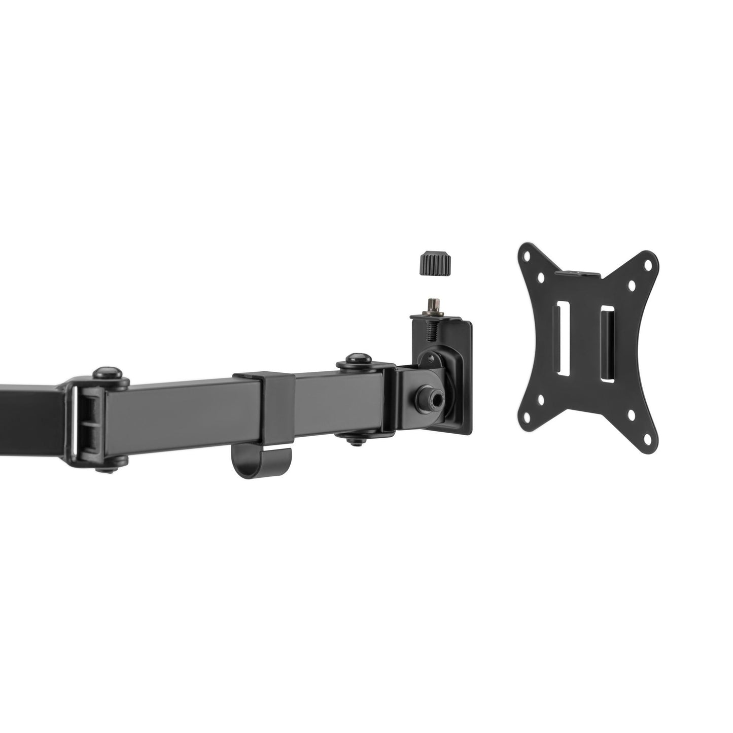 Amer Mounts Dual Monitor Arm Desk Clamp 2EZCLAMPMK – Full Motion Articulating VESA Mount 17"-32", 90° Tilt 180° Swivel 360° Rotation, Cable Management, Home Office Gaming | Canada