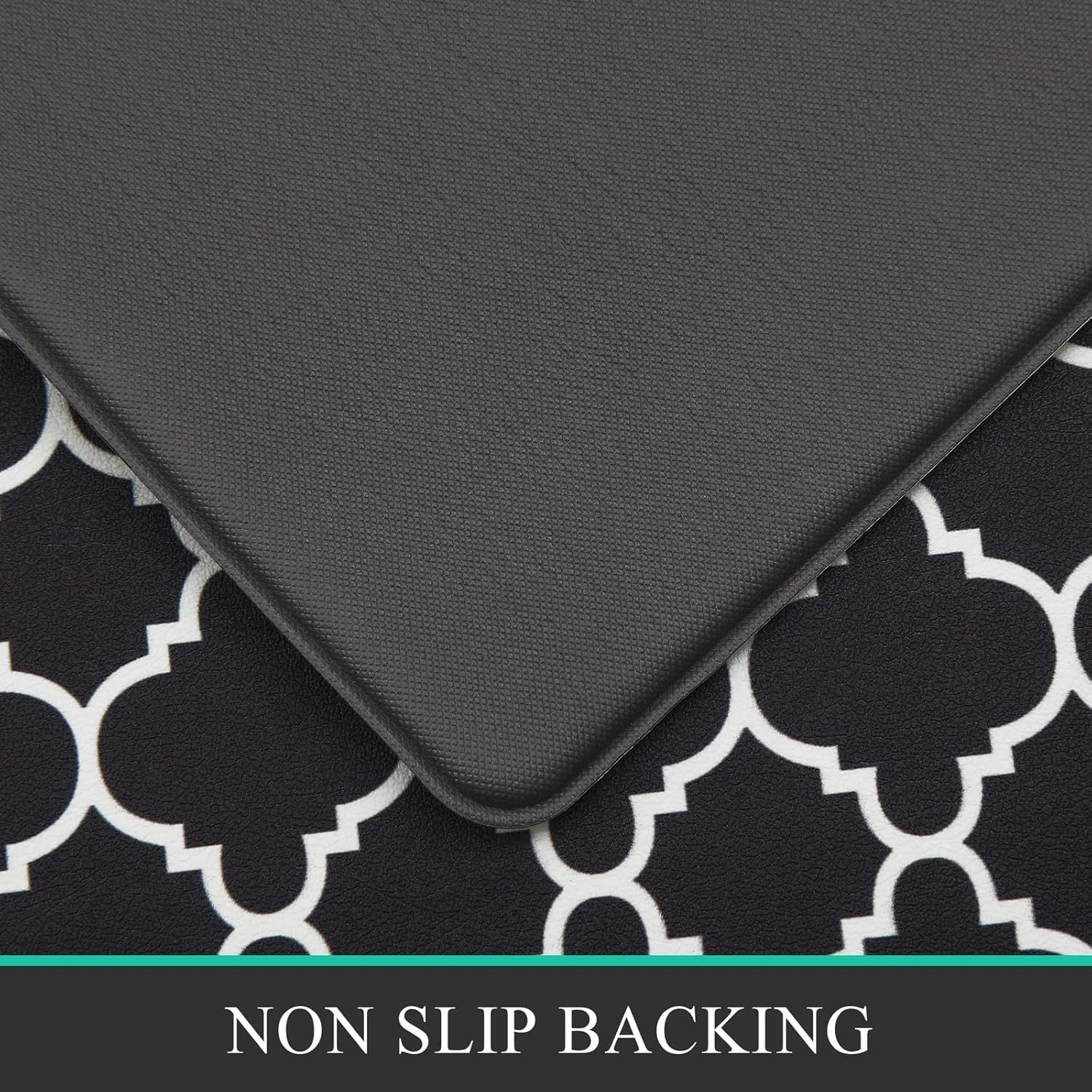 Anti Fatigue kitchen floor mat Sets 2pcs Non-Slip High Quality Kitchen Runner Mat Farmhouse Kitchen Rugs and Mats Comfort Standing Mat Cushioned Kitchen Floor Mats PVC Foam Kitchen Mats