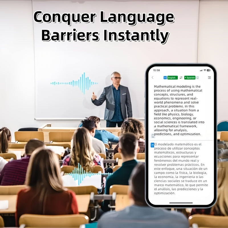 2025 AI Language Translator Earbuds Real Time, OWS 3-In-1 Translation Earbuds 156 Languages And Accents And Long Battery Life, Ideal for Travel And Business