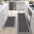 Anti Fatigue kitchen floor mat Sets 2pcs Non-Slip High Quality Kitchen Runner Mat Farmhouse Kitchen Rugs and Mats Comfort Standing Mat Cushioned Kitchen Floor Mats PVC Foam Kitchen Mats