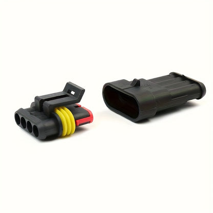 355pcs Automotive Electrical Connector Terminals Kit, 1/2/3/4 Pin Wire Plugs for Vehicle Repair & Wiring — Easy Install, Waterproof, Universal Car Electrical Connectors Canada