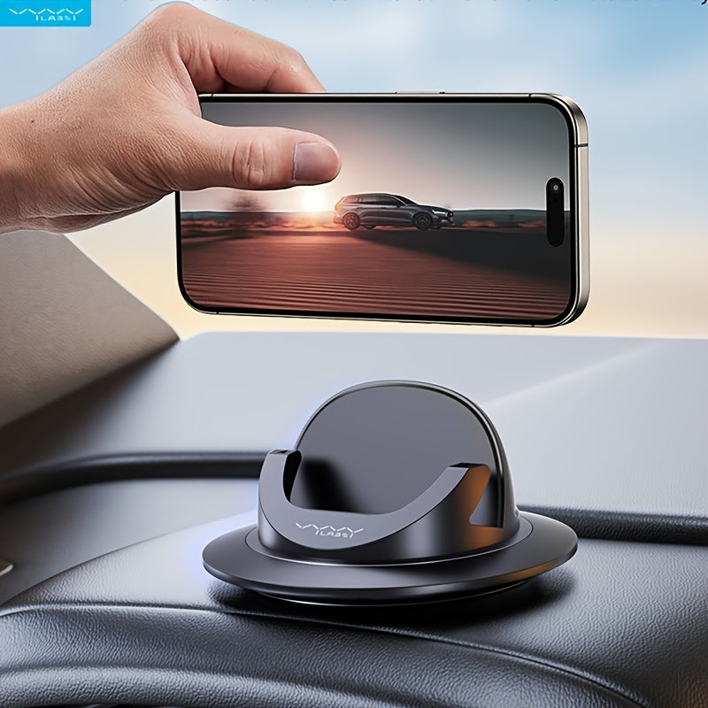 Car Phone Holder, Cell Phone Holder for Car, Dashboard Phone Holder Mount, 360° Rotation Phone Holder for Car, Suction Cup Holder Phone Mount, Car Pad Mat for Dashboards Slip Free Desk Phone Stand for IPhone17 16 15