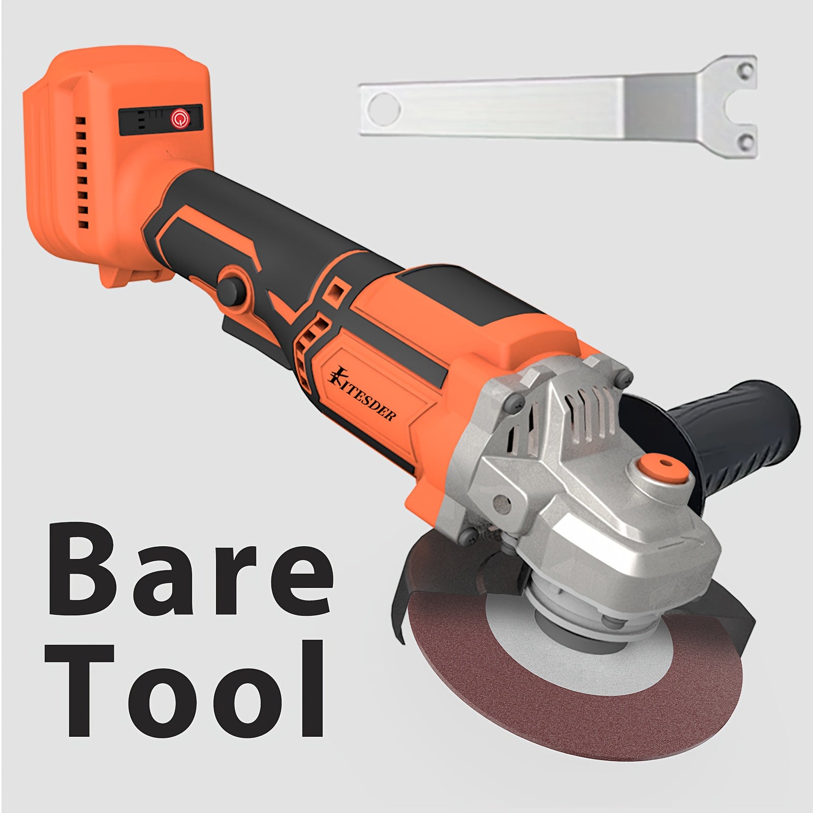 Brushless Cordless Angle Grinder 4-1/2 Inch, 20V Variable Speed 9000-11000 RPM with Digital Display, 2×2.0Ah Batteries Included, Electric Grinder Tool for Grinding, Cutting & Polishing