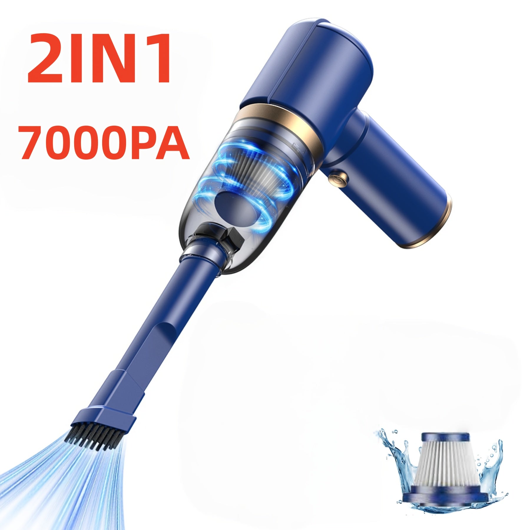 Cyclone Cordless Handheld Vacuum Cleaner with Wireless Charging – Portable Powerful Suction for Car Office Home, Low & High Power, Heavy-Duty Cleaning Canada