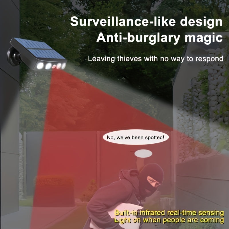 Solar Wall Lights Outdoor Motion Sensor, 2/4 Pack IP44 Waterproof Dusk to Dawn Security Light, 120° Wide Beam Auto On/Off for Porch Courtyard Deck Garden