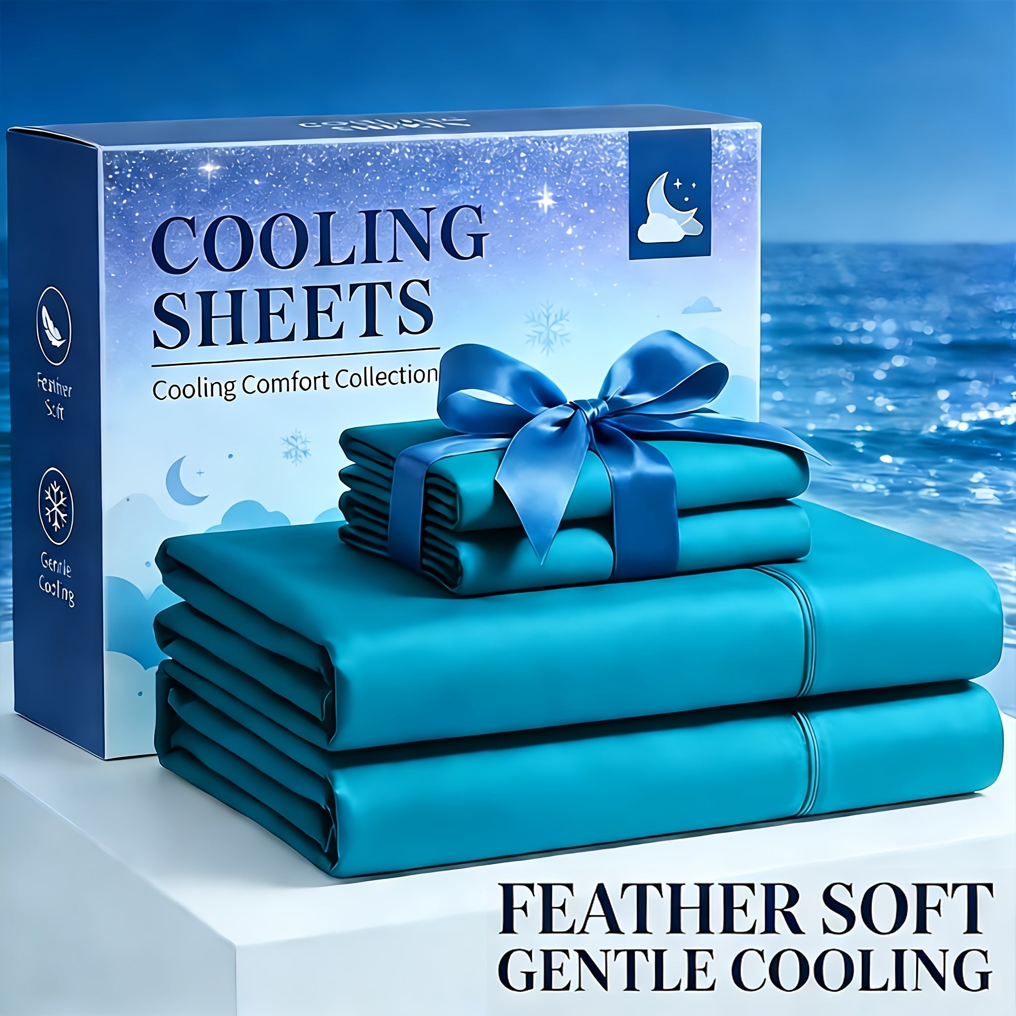 Extra Deep Pocket Bamboo Sheets - 3/4pcs Breathable & Cooling Bed Sheet Set, Hotel Luxury Fitted Sheet Set, for Extra Deep Mattresses, 1660TC Ultra Soft Children Sheet & Pillowcase Sets, Sheets King Size - Queen Cooling Sheets - Include Random Color
