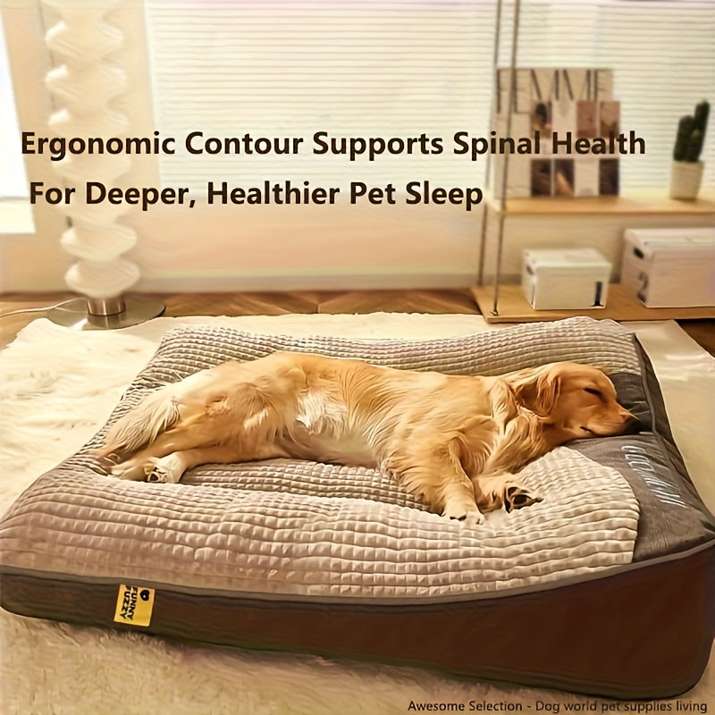 Luxury Plush Dog Cage Mattress, Comfortable Pet Sofa, Suitable for Small, Medium And Large Dogs And Cats, Soft And Comfortable, Very Suitable for Various Breeds, Comfortable Sofa for All Seasons, Dog Sofa Bed