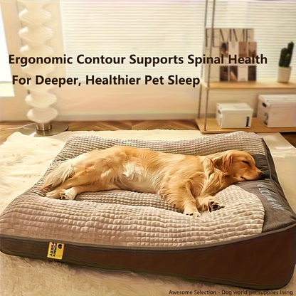 Plush Pet Sofa Bed for Dogs & Cats – Soft Luxury Cushion Mat for Small, Medium & Large Breeds, All-Season Cozy Crate Mattress & Lounge Bed