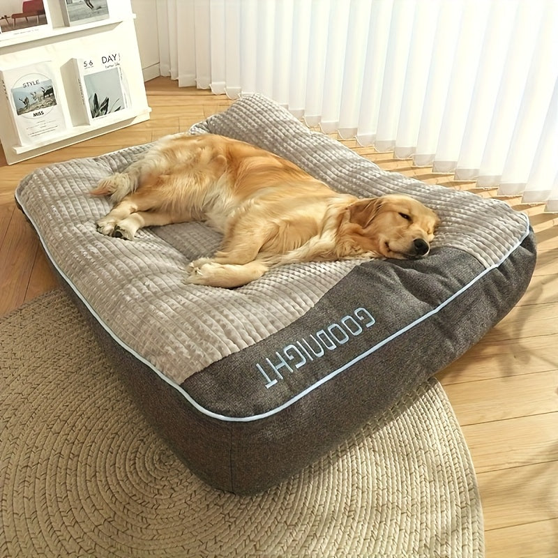 Luxury Plush Dog Cage Mattress, Comfortable Pet Sofa, Suitable for Small, Medium And Large Dogs And Cats, Soft And Comfortable, Very Suitable for Various Breeds, Comfortable Sofa for All Seasons, Dog Sofa Bed