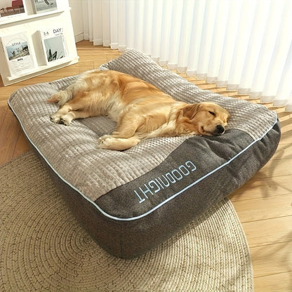 Plush Pet Sofa Bed for Dogs & Cats – Soft Luxury Cushion Mat for Small, Medium & Large Breeds, All-Season Cozy Crate Mattress & Lounge Bed