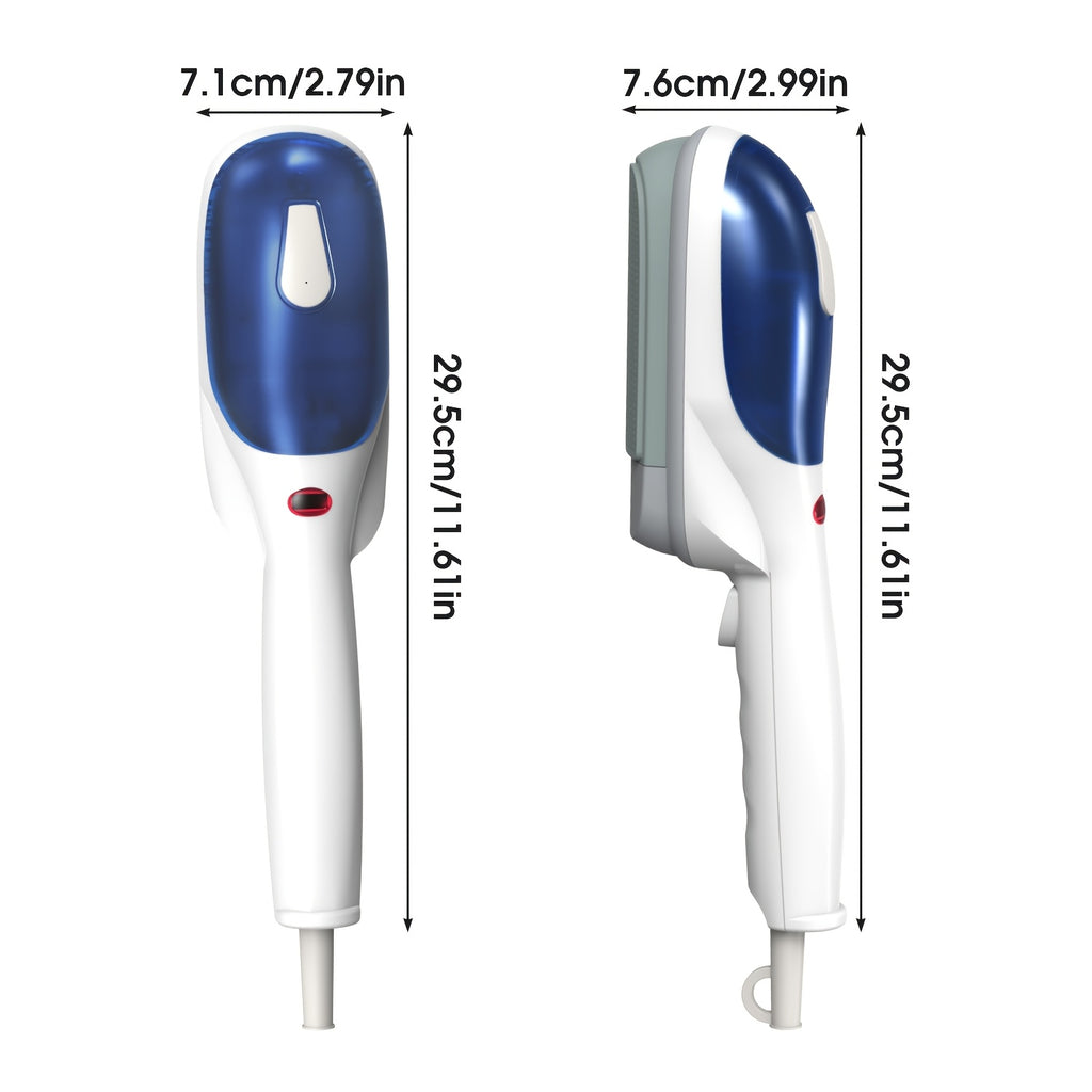 PANCERKA Portable Steam Iron & Steamer - 25-Second Heat Up, Horizontal/Vertical Steaming with Dry Ironing, Wrinkle-Removing Powerful Penetrating Steam Suitable for Home, Office, Travel - Compact for Clothes, Curtains, Fabrics