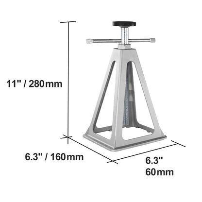 RV Stabilizer Jacks 4-Pack Aluminum Adjustable 11–17 Inch – 6000 Lbs Capacity Leveling Stack Jacks for RV Travel Trailer Camper (VEVOR)