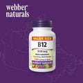 Vitamin B12 1000mcg Active Form – 150 Quick-Dissolve Tablets, Supports Red Blood Cell Production, Energy & Immune Health, Fast Absorption Methylcobalamin Supplement | ShopVora CA