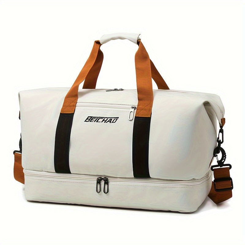 Gym & Yoga Travel Bag Spacious Lightweight Handbag with Multiple Compartments – Ideal for Outdoor Fitness, Weekend Getaways & Organized Trips | ShopVora CA