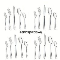 20pcs-silvery