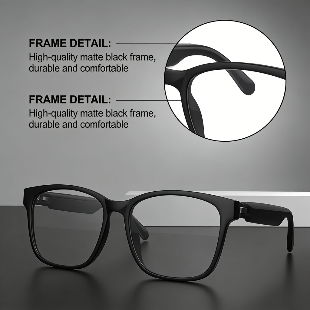 Smart Glasses, AI Smart Translation Glasses, Support 140+ Languages Real-time Translation(New Upgrade: Premium Translation Functions Usable No Subscription Needed).Fit For Office, Travel & Daily Wear.Adopt Photochromic Lenses, Auto Turn Gray