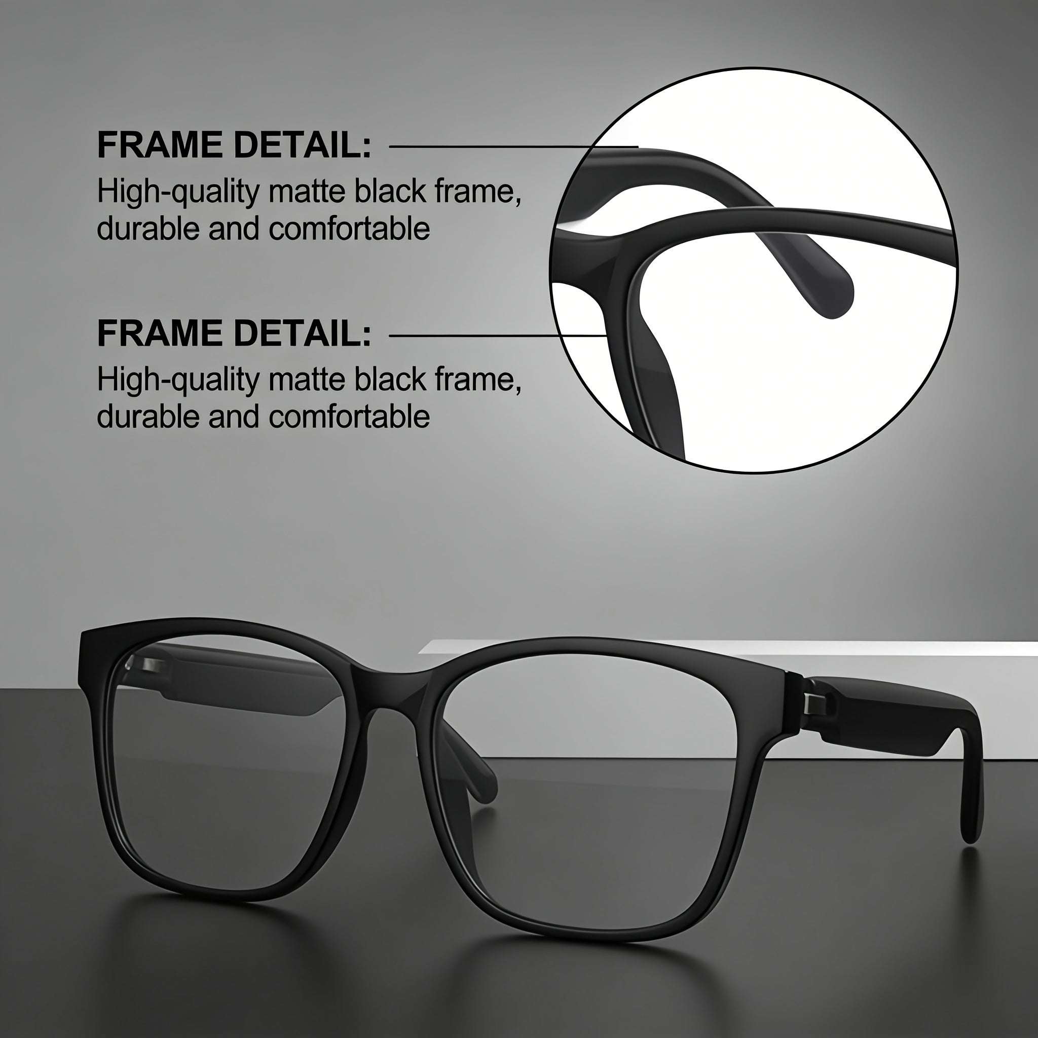 Smart Glasses, AI Smart Translation Glasses, Support 140+ Languages Real-time Translation(New Upgrade: Premium Translation Functions Usable No Subscription Needed).Fit For Office, Travel & Daily Wear.Adopt Photochromic Lenses, Auto Turn Gray