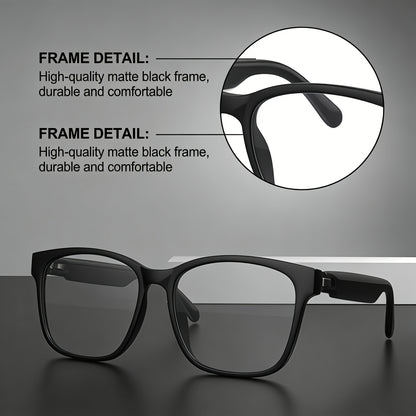 AI Smart Translation Glasses – Real-Time 140+ Languages, No Subscription, Photochromic Auto-Darkening Lenses, Light-Up Color-Changing Frame, for Office Travel Daily Wear (Stylish Business Sports Model)